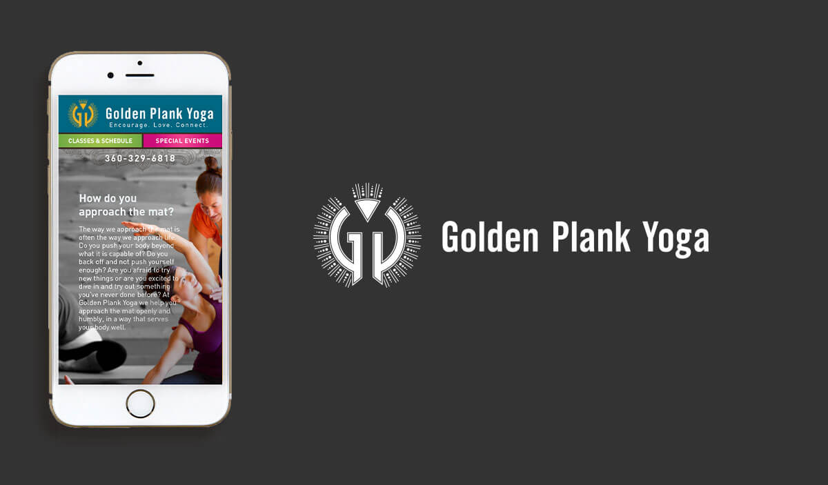 Golden Plank modile and identity