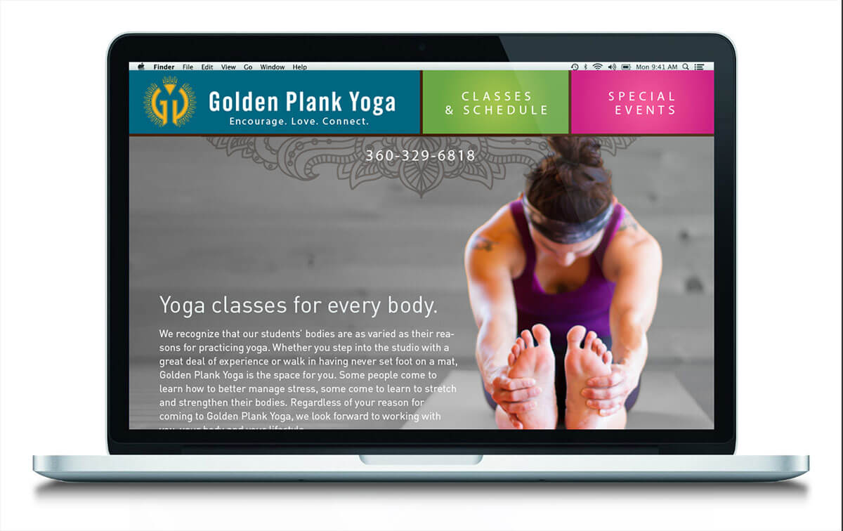 Golden Plank Yoga homepage
