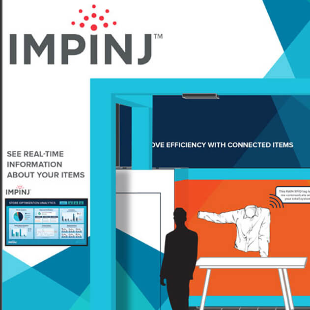 IMPINJ tradeshow booth